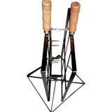 Espeto Para Costela Fogo De Chão (Costelão Gaucho) - Aço Carbono - Base Giratória - Rmultilidades