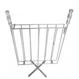 Espeto pra costela fogo de chão em aço inox 60x70cm - Lazo