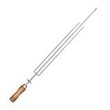 Espeto Tridente Cromado Artinoxgrill 74 cm Cabo Madeira