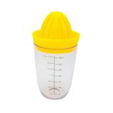 Espremedor de Frutas Manual Copo com Medidas Acrílico Amarelo - Fábrica de utilidades