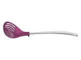 Espumadeira movin lilas utensilio de nylon e aco inox tramontina