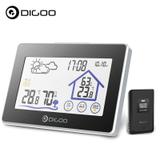 Estação Meteorológica Relógio Lcd Digital Sensor Sem Fio C/F - Digoo