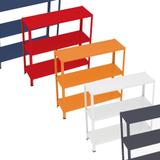 Estante em Aço Mini Flex Colorida 3 Prateleiras 91x92x30cm 20/26 Amapá - Metalúrgica amapá