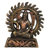 Estátua shiva no circulo de fogo cor ouro. - Shop everest