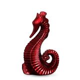Estatueta em Cerâmica Cavalo Marinho Objeto Decoração Enfeite Sala Scarlet - Jd decorações
