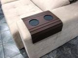 Esteira C/porta Copos Braço Sofá Bandeja Tabaco - Decor mobille