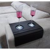 Esteira C/porta Copos Braço Sofá Bandeja Tabaco - Decor mobille