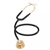 Estetoscópio Acoustico De Luxe Duplo Gold Black Mdf - Incoterm