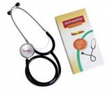 Estetoscópio Adulto Duplo Preto ESTDUPL - PREMIUM
