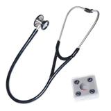 Estetoscópio Cardiológico Profissional Premium Preto