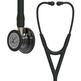 Estetoscópio Littmann Cardiology IV Preto e Champanhe com Preto Espelhado 6204 - 3M - Littmann 3m