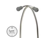 Estetoscopio Pro Lite Adulto Cinza Transparente - Spirit