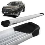 Estribo Lateral Fiat Toro 2016 a 2019 Aluminio Natural A3 - Gtnox