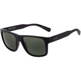 Evoke for you ds12 - óculos de sol a03 black matte/ green total medidas 55-18-140