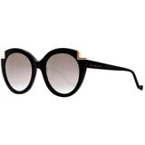 Evoke for you ds31 - óculos de sol a01 black shine/ gold gradient espelhado lente 5,3 cm