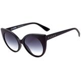 Evoke super cat - óculos de sol a11s black matte thermo flowers/ gray gradient tamanho 53
