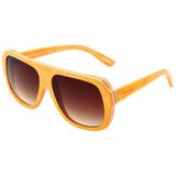 EVOKE WOOD SERIES 01 MADEIRA - ÓCULOS DE SOL MAPLE COLLECTION - YELLOW/ BROWN DEGRADÊ tam 55