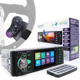 Exbom MPCC-D41C + Controle para Volante Incluso Bluetooth USB Tela LCD 4.1" MP5 Player Automotivo