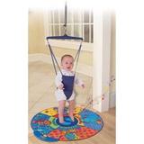 Exercitador de bebe pula pula + tapete sensorial jolly jumper
