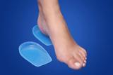 (F)Calcanheira Silicone Ponto Azul M Ortofly