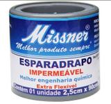 (F)Esparadrapo Impermeavel Branco 2,5cmx0,90m Missner