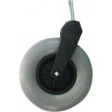 (F)Roda Aro 06 Com Rolamento Pneu Garfo Jaguaribe - Unica