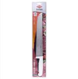 Faca Carne Churrasco Corneta 12 Polegadas 3 Unidade Aço Inox