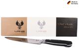 Faca Chef Profissional LANG Messer 20 cm (8") Ideal para Churrasco, na Cozinha no Corte de Carnes e Legumes