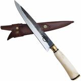Faca De Aço Carbono Estreita 8 Para Churrasco Artesanal - Facas thomazi