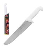 Faca De Carne De Inox 10'' Cabo Plastico Branco Premium - Corneta cutelaria western