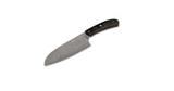 Faca de cozinha santoku böker damast pure 17cm com cabo em carvalho - faca numerada - Boker