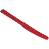 Faca de Plástico Vermelho para Refeição Colorline 10 unidades SilverPlastc