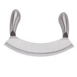 Faca de Temperos e Salada Mezzaluna (Meia Lua) Aço Inox - Utifácil