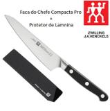 Faca do Chefe Compacta Zwilling PRO 5,5pol + Protetor de Lamina