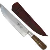 Faca Gaúcha 8" Aço Inox Churrasco Cabo Madeira Trabalhado - Facas gaúcha