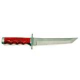 Faca Militar Samurai com Bainha de Couro Arkhip