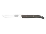 Faca para churrasco 4 fio liso polywood castanho lamina de aco inox e cabo de madeira tramontina