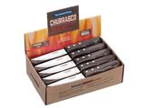 Faca para churrasco jumbo 5 polywood castanho lamina de aco inox e cabo de madeira tramontina