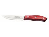 Faca para churrasco jumbo 5 polywood vermelho lamina de aco inox e cabo de madeira tramontina