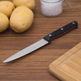 Faca Para Legumes 12Cm Preta - Lumina
