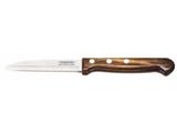 Faca para legumes frutas 3 polywood castanho lamina de aco inox e cabo de madeira tramontina