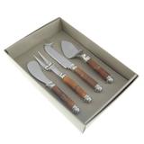 Faca para Queijo Inox 4PÇS 16CM - 103303 - Craw