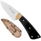 Faca Picanheira Gaúcha Inox Cabo Chifre Metal Bainha Couro Escura - Facas gaúcha