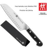 Faca Santoku Alveolos Zwilling PRO 7pol +Protetor de Lamina