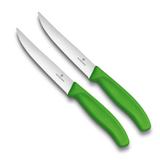 Faca Serrilhada Victorinox Verde 23CM 2PÇS - 31244