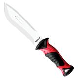 Faca Sport 6 Polegadas Aço Inox Preto/Vermelho 26049176 - Tramontina