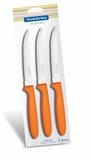 Facas Inox Churrasco 3 Peças Laranja Ipanema Tramontina 23360345