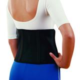 Faixa Abdominal Mercur BC0081 Haste Flexível Ajustável Preta