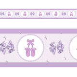 Faixa Decorativa Adesivo De Parede Border Infantil Bailarina - Magazine do adesivo