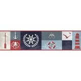 Faixa decorativa - Border Marinheiro - 791 - R+ adesivos